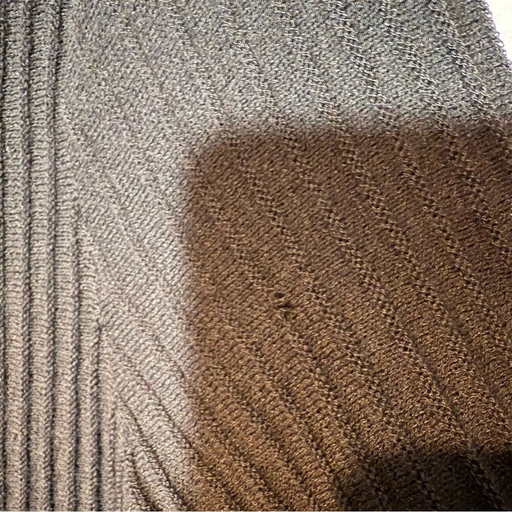 Eileen Fisher Washable Wool Rib Release Pleat Knit Dress Size M - Picture 9 of 9